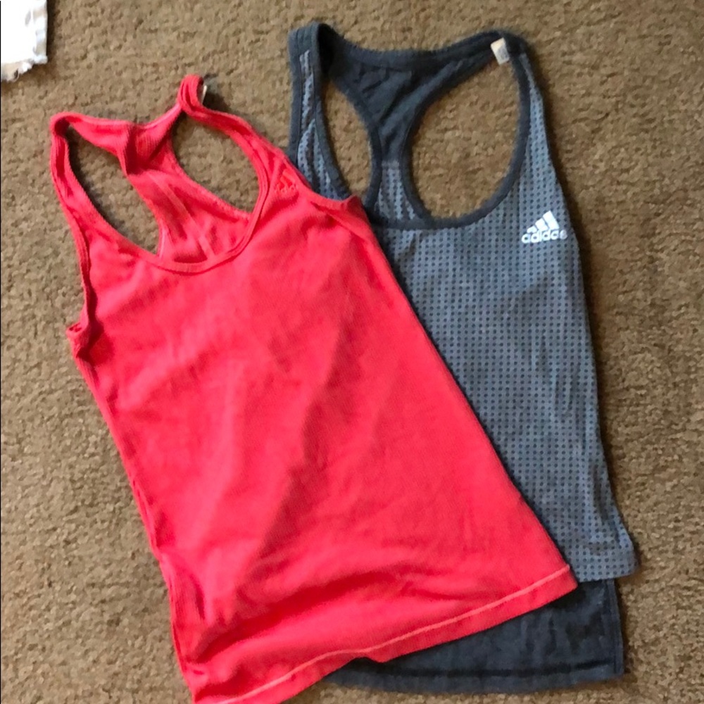 Adidas racer back tank bundle. Size XS